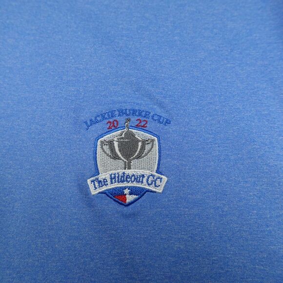 Footjoy Shirt‎ Mens Large Blue Polo Golf Performance Stretch The Hideout Adult - Picture 4 of 9